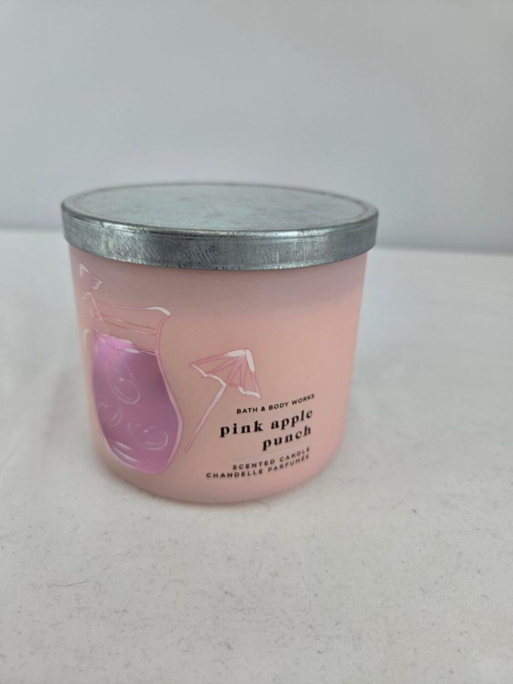 Bath & Body Works Pink Apple Punch 3-Wick Candle 14.5 oz NEW